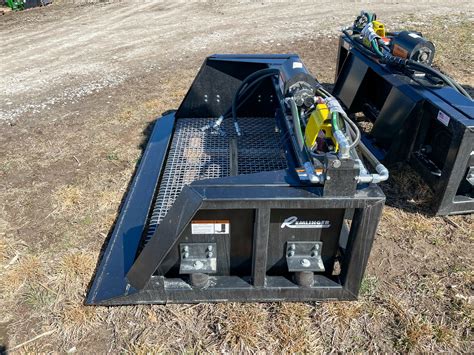 screening bucket for skid steer